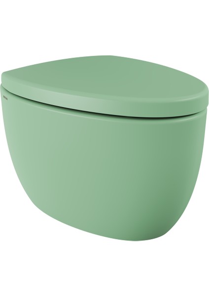 Bocchi Etna Asma Klozet Mat Mint Yeşil 1116-033-0128 Kapak Dahil
