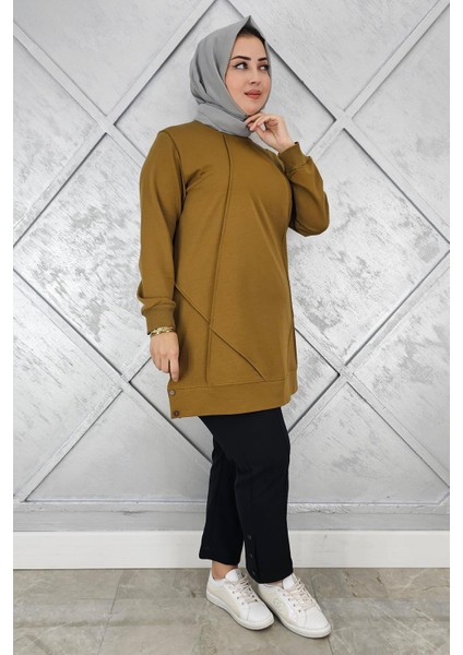 Kadın Kolye Detaylı Tesettür Tunik