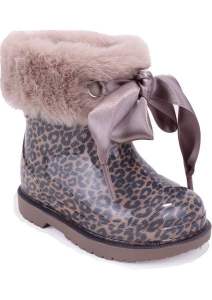 W10338 Bimbi Leo Soft Taupe Ortopedik Kız Çocuk Yağmur Çizme