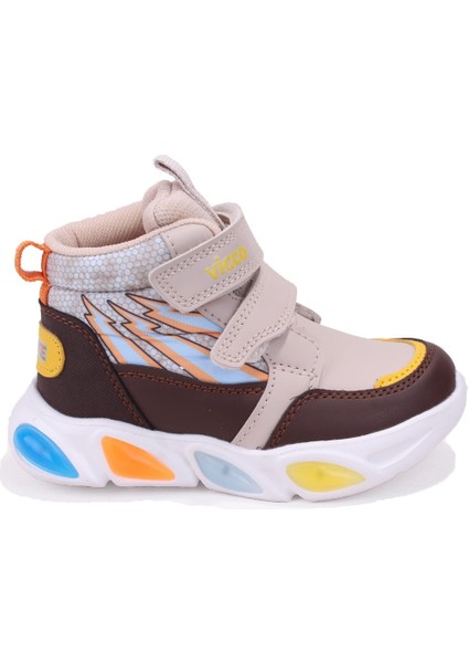 David 946P25K420 Bej Ortopedik Günlük Işıklı Erkek Çocuk Spor Bot fiyatları