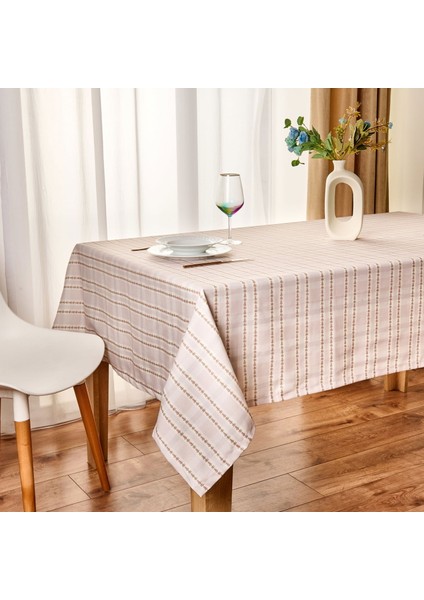 Soft Flos Masa Örtüsü - Ekru - 140X220 cm