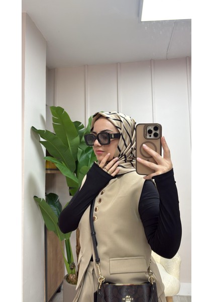 Yeni Sezon Twill Ipek Eşarp 2513-07 fiyatları