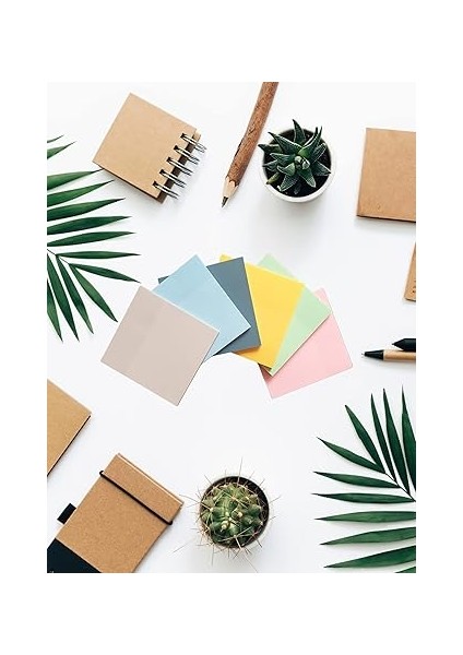Şeffaf Renkli Yapışkan Post It Kare Not Kağıdı Karenot (Fıstık) fiyatları