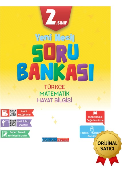 Resmi ve Orijinal Satıcı 2. Sınıf Tüm Dersler Soru Bankası