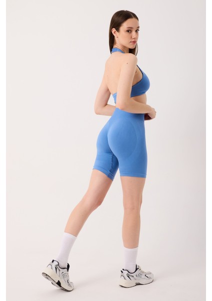 Amara Spor Şort Yüksek Bel Esnek Şekillendirici ve Toparlayıcı Seamless Tayt Kısa Şort modelleri