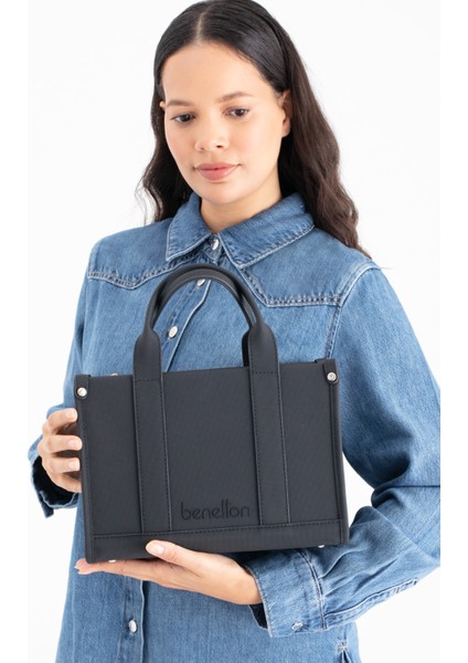 Benetton Kadın Kol Çantası Siyah BNT1670