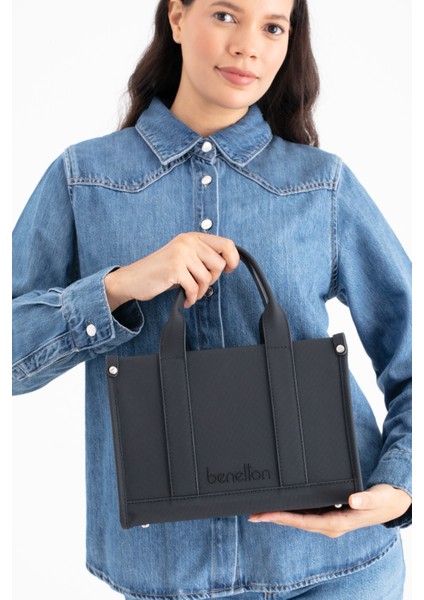 Benetton Kadın Kol Çantası Siyah BNT1670 fiyatları
