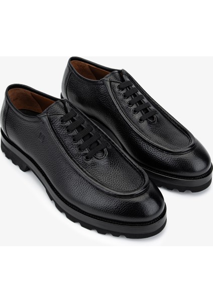 Erkek Hakiki Deri Siyah Casual Ayakkabı 987 251A Erk Ayk SK25-26 Sıyah Gyk fiyatları