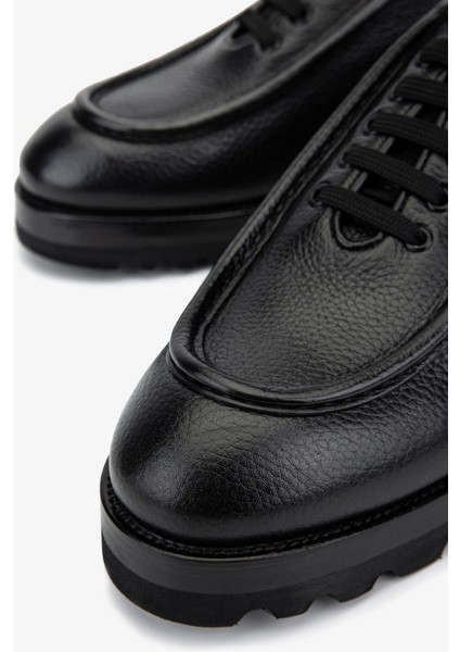 Erkek Hakiki Deri Siyah Casual Ayakkabı 987 251A Erk Ayk SK25-26 Sıyah Gyk modelleri