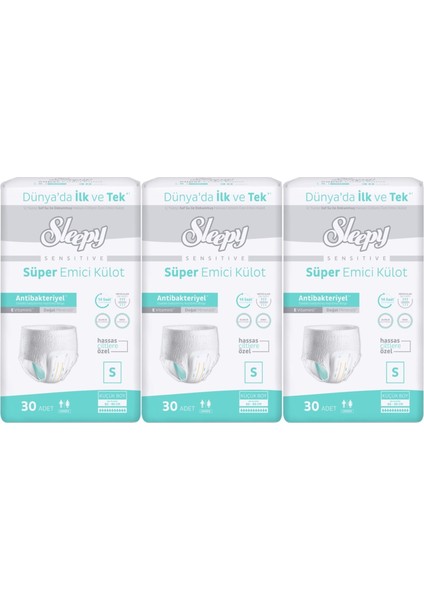 Hasta Bezi Yetişkin Emici Külot S - Küçük - Small 90 Adet (3pk*30)