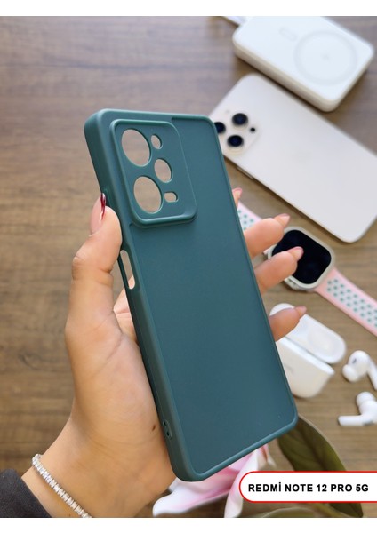 Redmi Note 12 Pro 5g Uyumlu Kamera Korumalı Darbeye Dayanıklı Renk Atmayan Keep Silikon Kılıf