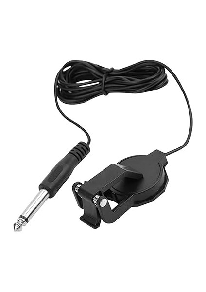 Pick Up 6,35 mm O Jack Klipsli Mikrofon Piezo Pikap, Keman ve Akustik Gitar Pikap, Kolay Bağlantı Için Hafif Tasarım fiyatları