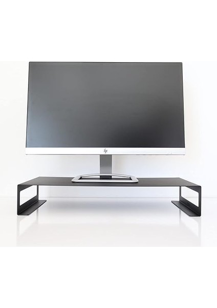 Metal Monitör Standı - Siyah - Monitör Yükseltici - Laptop Standı - Organizer - SMS1BL modelleri