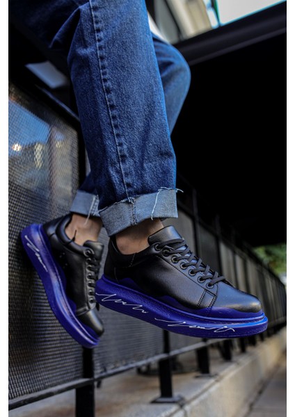 CH254 - Cst Pittura Erkek Ayakkabı 483 Mavı / Beyaz Taban modelleri