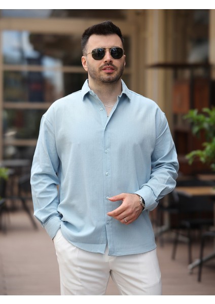 Erkek Relax Fit Muslin/keten Gömlek modelleri