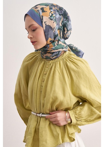 Brush Lila Vela Floş Şal