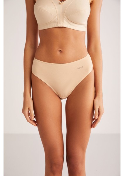 Kadın Pamuklu Basic 2'li Slip Set