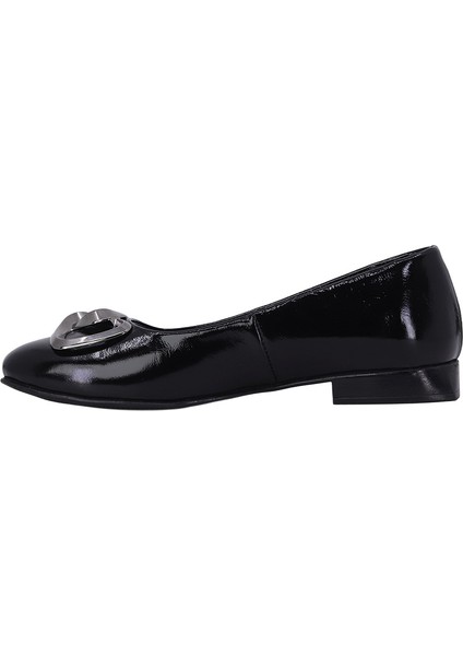 26105507 Hakiki Deri Rugan Kadın Babet Ayakkabı fırsatları