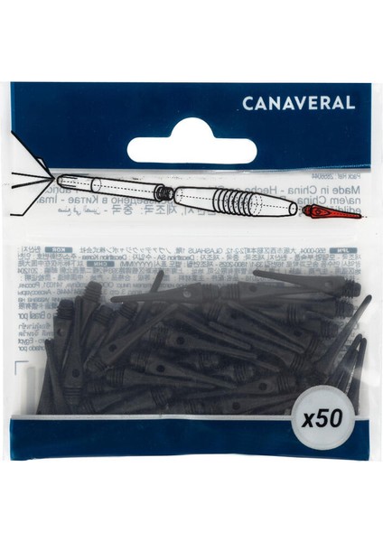 Dart Oku Ucu - Siyah - Plastik - 50 adet fiyatları