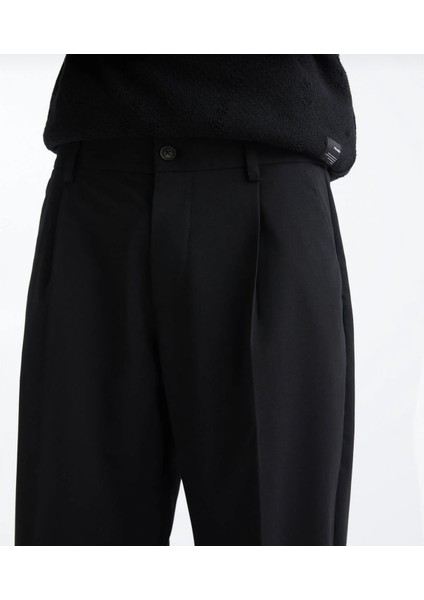 Basic Geniş Kalıp Kumaş Pantolon modelleri