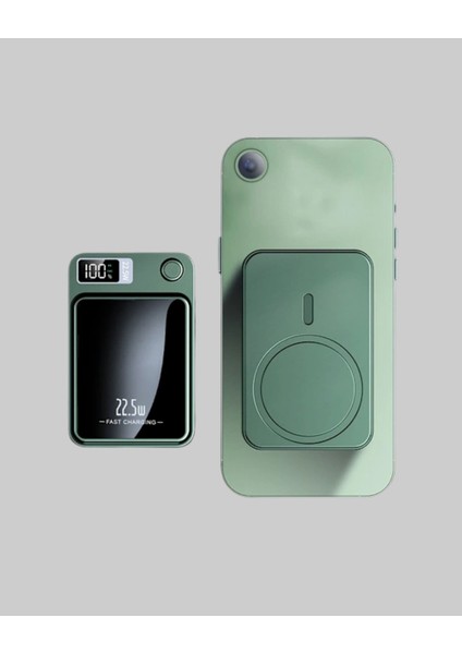 Magsafe Powerbank Kablosuz Şarjlı ve 22.5W Hızlı Şarj Destekli indirimleri