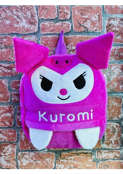Peluş Çocuk Sırt Çantası - Labubu Hello Kitty Kuromi Stitch Mickey Mouse Bugs Bunny Çanta