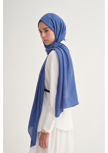 Simetrik Jakar Italyan Ipekli Şal Indigo fiyatları