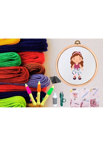 Punch Seti Nakış Seti Kasnaklı Kendin Yap Seti Seri 133