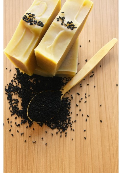 Doğal El Yapımı Çörek Otu Sabunu 1 Adet 100 gr Arındırıcı, Sivilce Karşıtı Besleyici Bitkisel Sabun