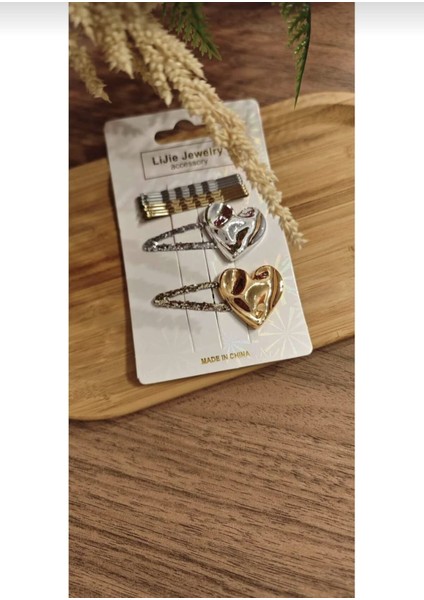 Kalpli Ikili Tel Toka Seti