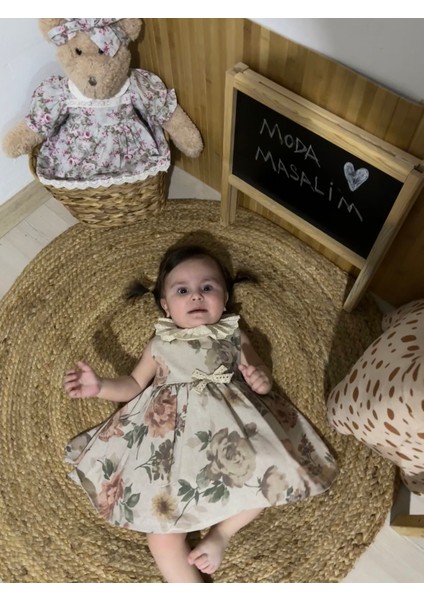 Vintage Bebek Elbise Takımı