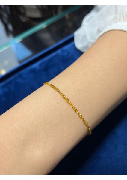 2,90 gr (Gram) Singapur Zincirli Kunye 22(916) Ayar Altın indirimleri