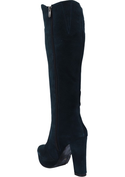 Hobby 263066S Hakiki Süet Deri Kadın Çizme modelleri