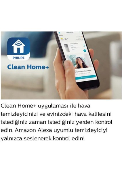 3000I Havayı 6 Dakikadan Kısa Sürede Temizleyen Hava Temizleme Cihazı +Evcil Hayvan Tüyü, Toz, Virüs ve Kötü Koku Yok Eder