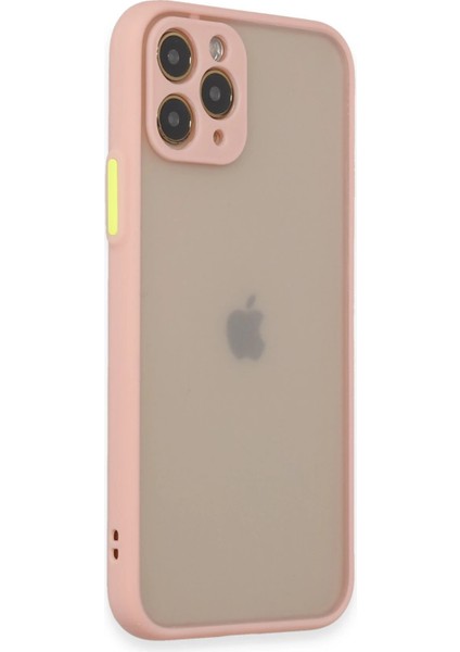 Apple iPhone 11 Pro Kılıf Montreal Silikon Kapak - Pembe