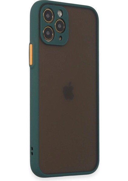 Apple iPhone 11 Pro Kılıf Montreal Silikon Kapak - Yeşil
