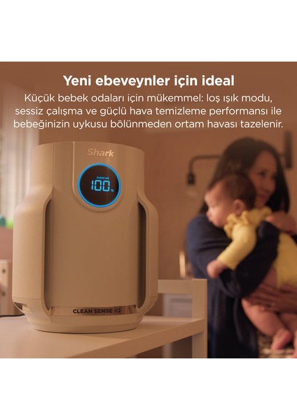 Alerjisi Olan Evler, Aileler ve Evcil Hayvanlar Için Ideal Neverchange5 Compact Pro Hava Temizleyici + 5 Yıl Uzun Ömürlü Filitre