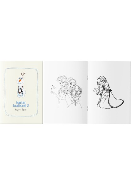 Karlar Kraliçesi Boyama Kitabı 2
