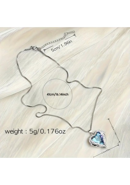 Kalpli Mor Kolye (Hediye Kutusunda) fiyatları