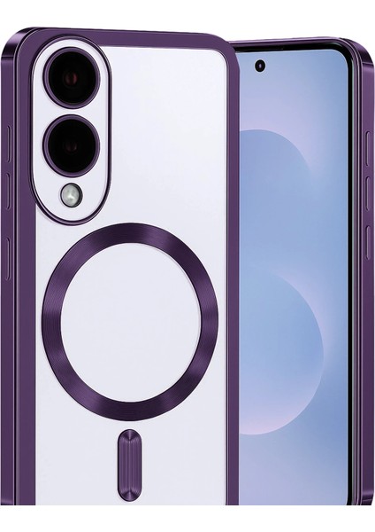 Nrzsnt Newface Samsung Galaxy S25 Edge Kross Magneticsafe Kapak - Mor fiyatları