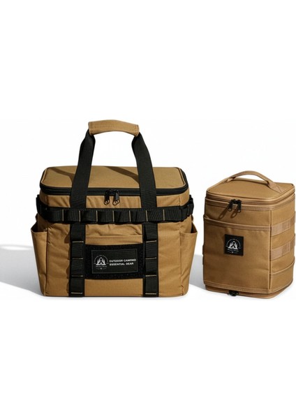 Gr1 Khaki 2'li Kamp Malzeme Çantası