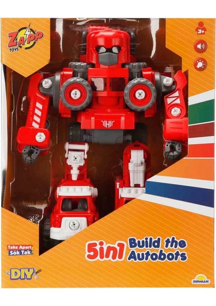 5in1 Zapp Toys Sesli ve Işıklı Sök Tak Robot modelleri
