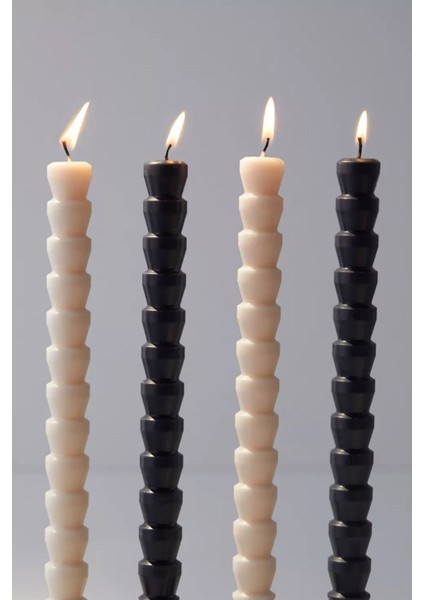 Şamdan Mum 4’lü Set