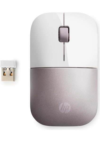 Z3700 4VY82AA Slim Beyaz-Pembe Wireless Optik Mouse 2.4ghz 1200DPI