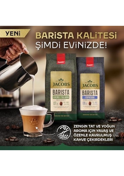Jacobs Barista Editions Crema Italiano Çekirdek Kahve, 1 kg
