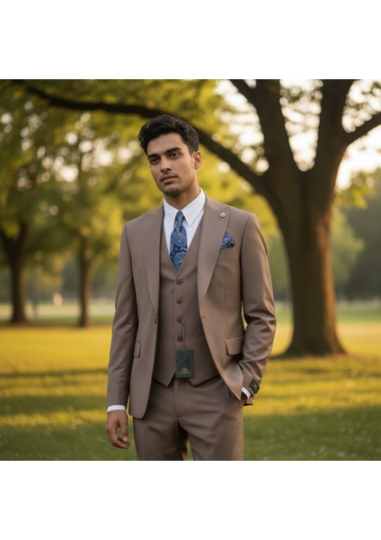 Erkek Takım Elbise, Kırlangıç Yaka, Blazer, Slımfıt, Tuape
