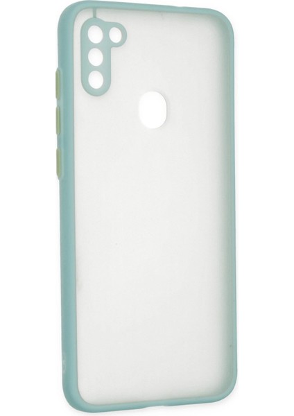 Samsung Galaxy A11 Kılıf Montreal Silikon Kapak - Turkuaz