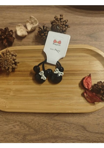 Lastikli Micky Siyah Ikili Toka