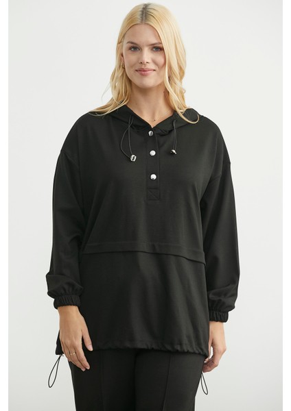 Scuba Oversize Tunik Eşofman Takım - Siyah fiyatları