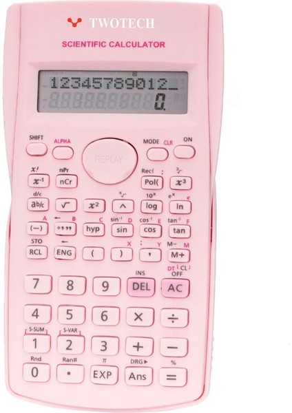 240 Fonksiyonlu Bilimsel Hesap Makinesi - 2 Satırlı Ekran, Güçlü Tasarım